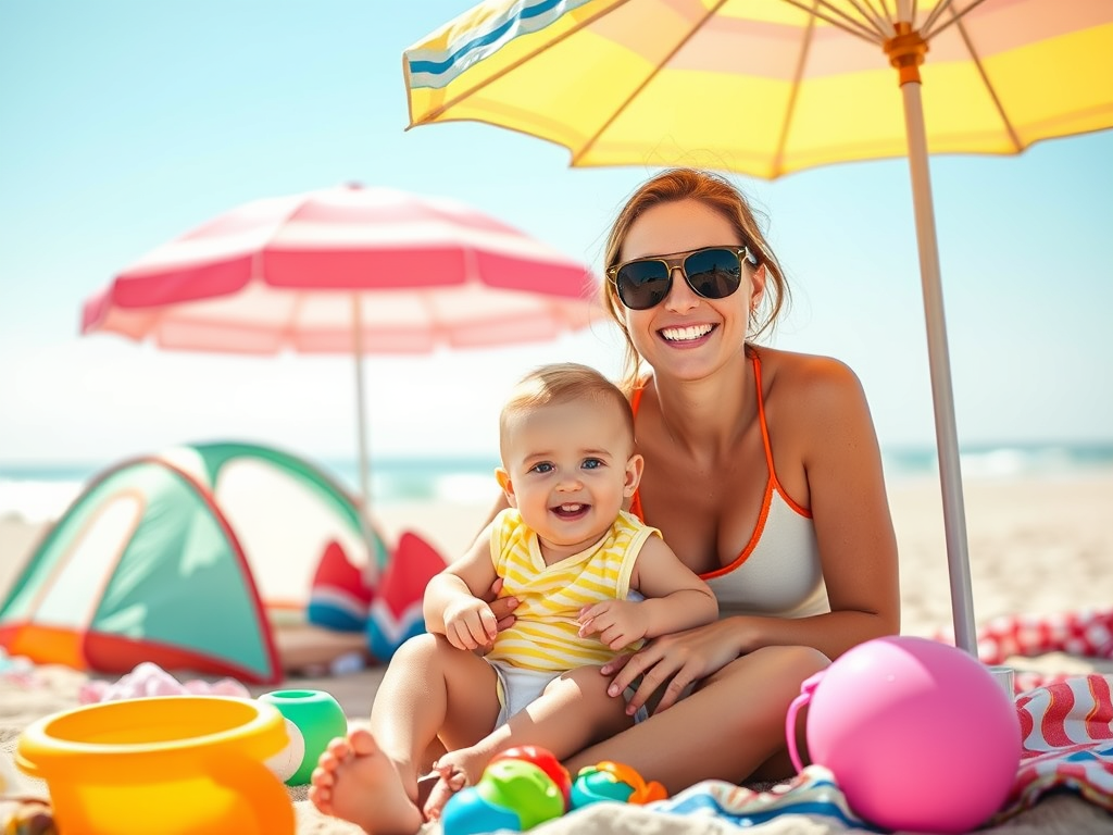 Beach Must-Haves for Moms and Babies: Simple Essentials for a Stress-Free Day