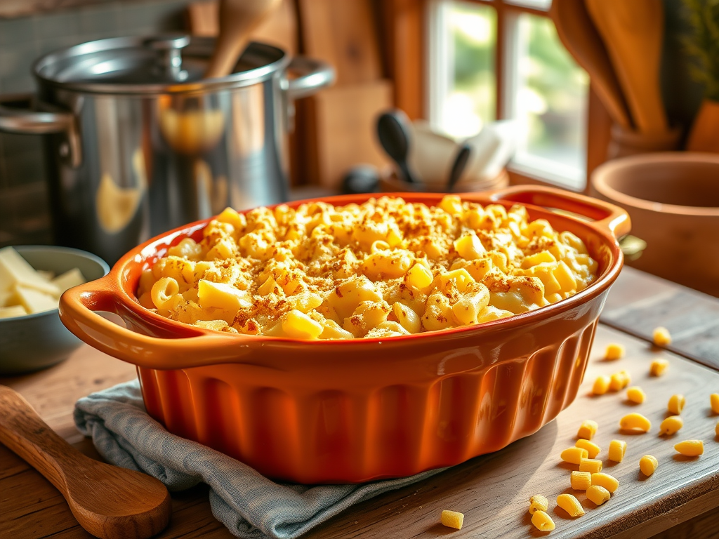 Homemade Baked Mac & Cheese for a Crowd: Cozy, Creamy, & Easy to Make